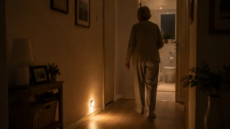 Frau im Rollstuhl besichtigt mit einer Maklerin eine barrierefreie Wohnung